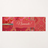 ORIENTAL Red Golden Pattern - Yoga Mat (Voorkant (horizontaal))