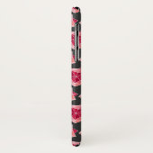 Oriental Red Origami Geometric Ball Pattern Hoesje (Achterkant/links)