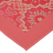ORIENTAL Rood Gouden Patroon - Tafelkleed (Gekanteld)