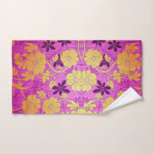 ORIENTAL Roze Gouden Patroon - Badhanddoek Set Bad Handdoek (Handdoek)