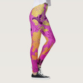 ORIENTAL Roze Gouden Patroon - Leggings (Rechts)