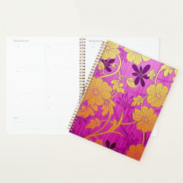 ORIENTAL Roze Gouden Patroon - Notitieboek, Planne Planner