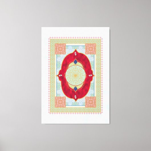Oriental Rug - Canvas Print (Voorkant)