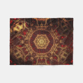 Oriental Rug Fleece Deken (Voorkant (Horizontaal))