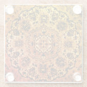 Oriental Rug Glazen Onderzetter (Achterkant)