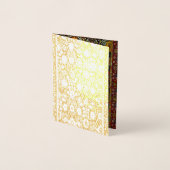 Oriental Rug look gouden Folie Kaart (Voorkant)