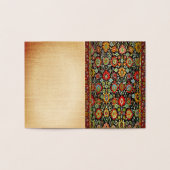 Oriental Rug look gouden Folie Kaart (Binnen)