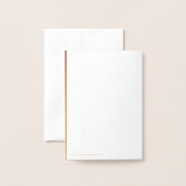 Oriental Rug look gouden Folie Kaart (Met envelop)