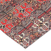 Oriental rug look - rood zwart korte tafelloper (Hoek)
