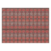Oriental rug look - rood zwart tafelkleed (Voorkant (Horizontaal))