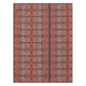 Oriental rug look - rood zwart tafelkleed (Voorkant)