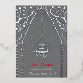 Oriental rug Mosque - iftar diner Folie Uitnodiging (Voorkant)