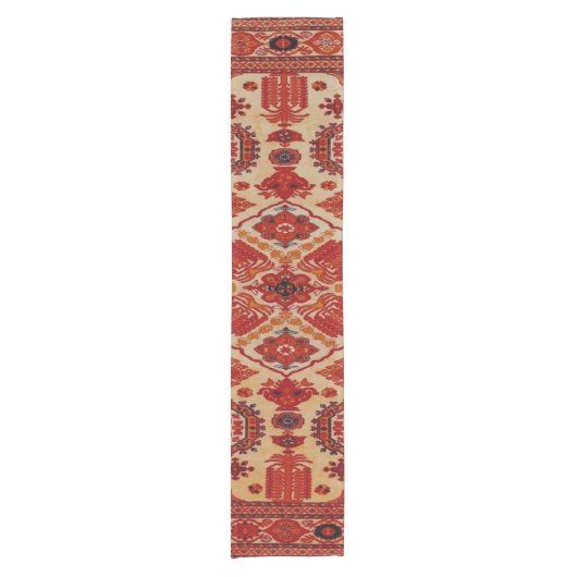 Oriental Rug Pattern Table Runner Korte Tafelloper (Voorkant)
