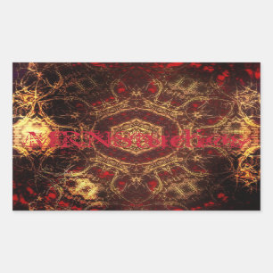 Oriental Rug Rechthoekige Sticker
