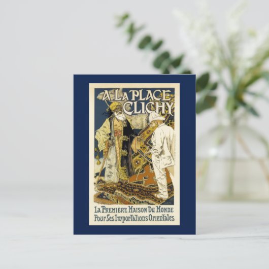 -Oriental Rug-reclame Briefkaart (Staand voorkant)