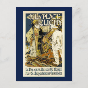 -Oriental Rug-reclame Briefkaart