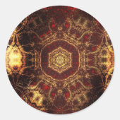 Oriental Rug Ronde Sticker (Voorkant)