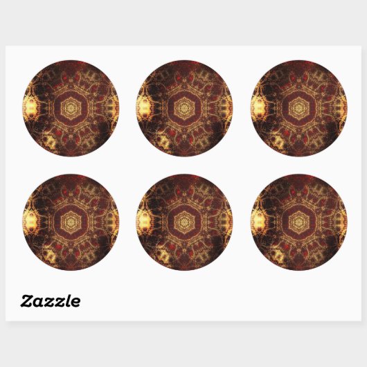 Oriental Rug Ronde Sticker (Vel)