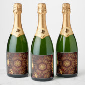 Oriental Rug Sparkling Wijnetiket (Flessen)