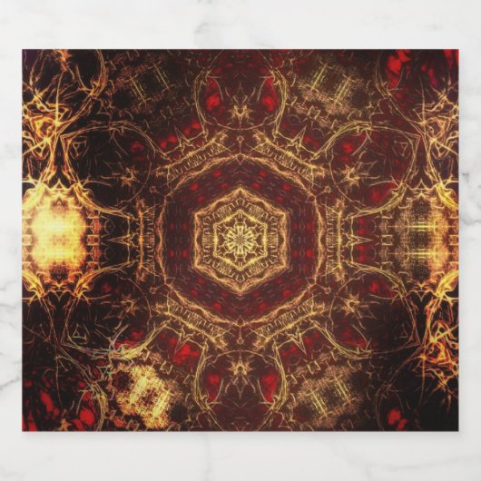 Oriental Rug Sparkling Wijnetiket (Enkel label)