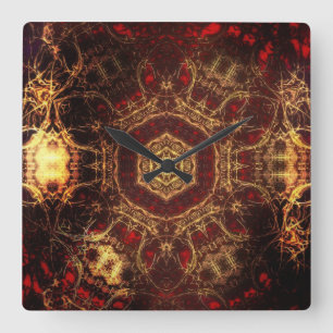 Oriental Rug  Vierkante Klok