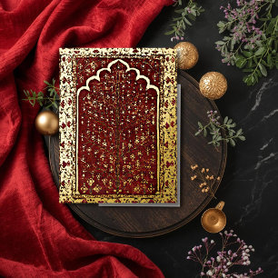 Oriental Sacred boomgaard Folie Feestdagen Briefkaart