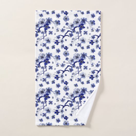 Oriental Sakura Branch Pattern Bad Handdoek (Handdoek)