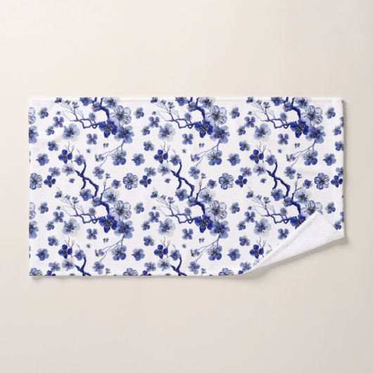 Oriental Sakura Branch Pattern Bad Handdoek (Handdoek)