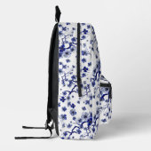 Oriental Sakura Branch Pattern Bedrukte Rugzak (Links)