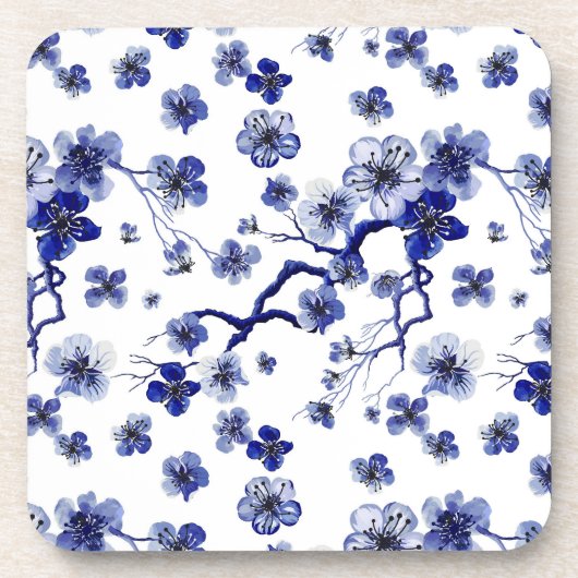Oriental Sakura Branch Pattern Bier Onderzetter (Voorkant)