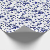 Oriental Sakura Branch Pattern Cadeaupapier (Hoek)