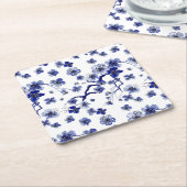 Oriental Sakura Branch Pattern Kartonnen Onderzetters (Schuin)