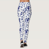 Oriental Sakura Branch Pattern Leggings (Achterkant)