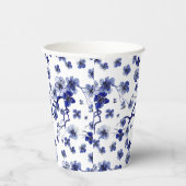 Oriental Sakura Branch Pattern Papieren Bekers (Rechts)