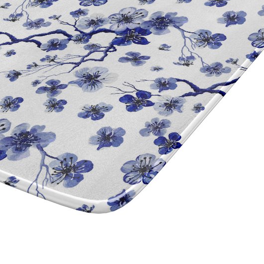 Oriental Sakura Branch Pattern Snijplank (Hoek)