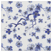 Oriental Sakura Branch Pattern Stof (Close Up)