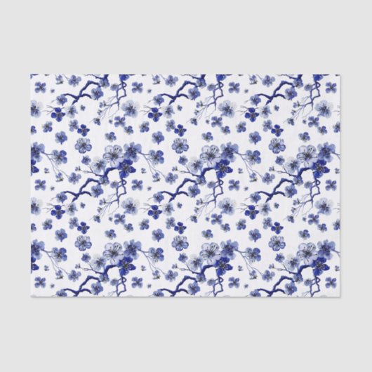 Oriental Sakura Branch Pattern Tissuepapier (Voorkant)