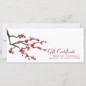 Oriental Sakura Cherry Blossom Gift Certificate (Voorkant)