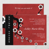 Oriental Sakura Vrijgezellenfeest Kaart (Voorkant / Achterkant)