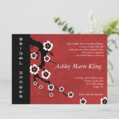 Oriental Sakura Vrijgezellenfeest Kaart (Staand voorkant)