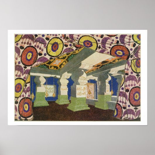 Oriental Scenery Design (kleurenlitho) 2 Poster (Voorkant)