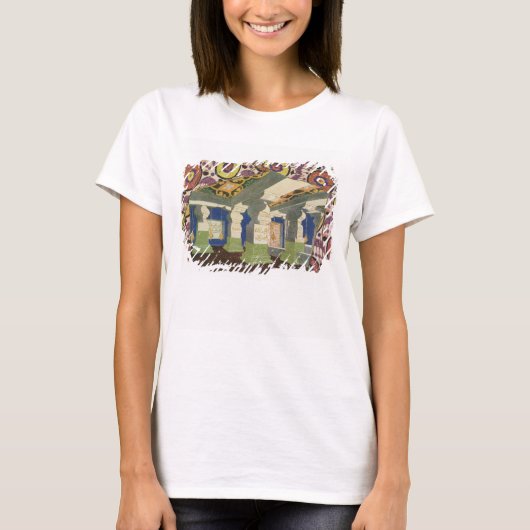 Oriental Scenery Design (kleurenlitho) 2 T-shirt (Voorkant)