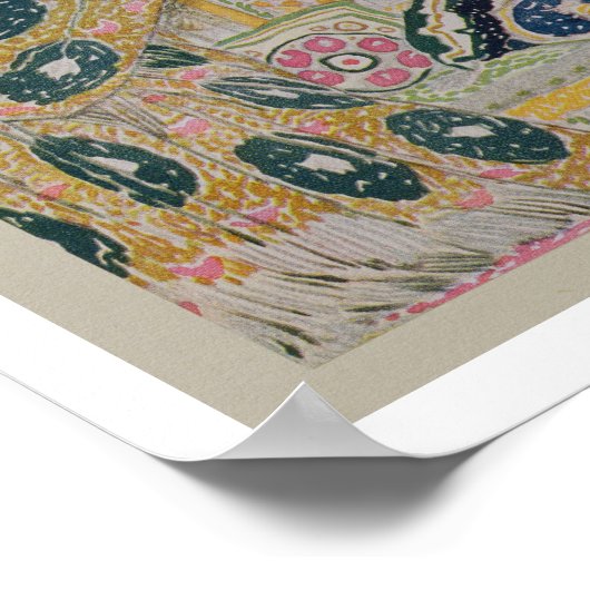 Oriental Scenery Design (kleurenlitho) Poster (Hoek)