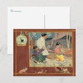 Oriental Scrapbook Briefkaart (Voorkant / Achterkant)