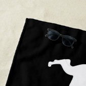 Oriental Shorthair Cat Beach Towel Strandlaken (In situ)