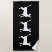 Oriental Shorthair Cat Beach Towel Strandlaken (Voorkant)