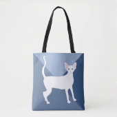 Oriental Shorthair Cat Canvas tas (Voorkant)