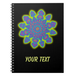 Oriental Snowflake Flower I + jouw rug. en ideeën Notitieboek