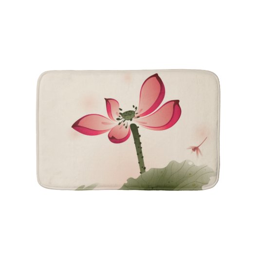 Oriental style Lotus Badmat (Voorkant)