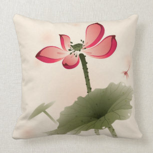 Oriental style Lotus Kussen